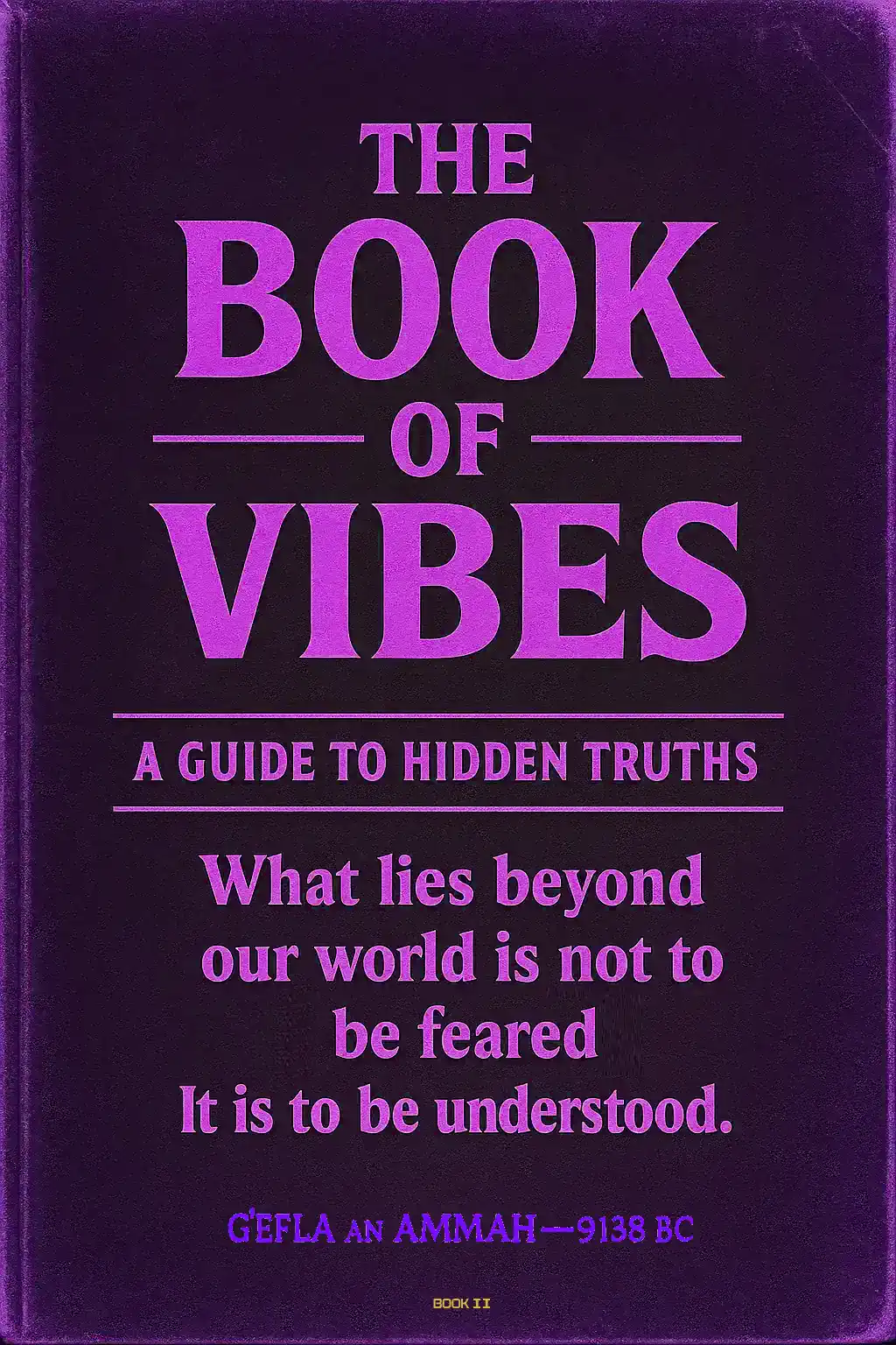 Book of Vibes — G’Efla an Ammah cover